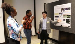 PSI Annual General Meeting - Dr. Benjamin Kwan from Western University presenting his poster to PSI stakeholders