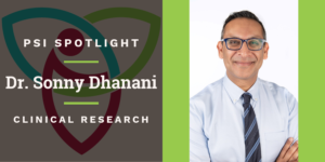 Cover photo with headshot of Dr. Sonny Dhanani