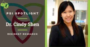 Cover photo with headshot of Dr. Cindy Shen