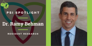 Cover photo with Dr. Ramy Behman's headshot