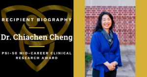 Cover picture with photo of Dr. Chiachen Cheng