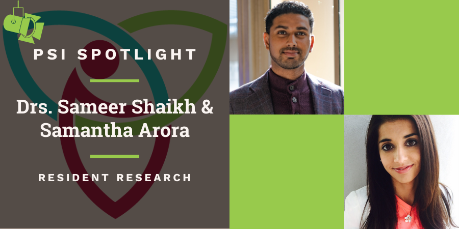 Photos of Drs. Sameer Shaikh & Samantha Arora