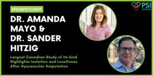 Website Banner - PSI Spotlight - Dr. Amanda Mayo and Dr. Sander Hitzig