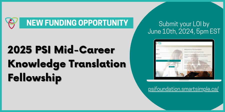 Website Banner - Announcement - 2025 PSI Mid-Career KT Fellowship