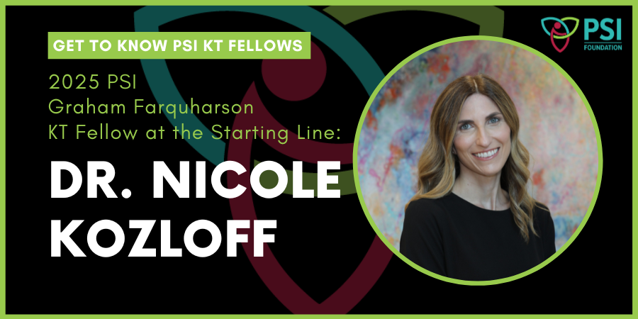 Website Banner - PSI KT Fellow Starting - Dr. Nicole Kozloff