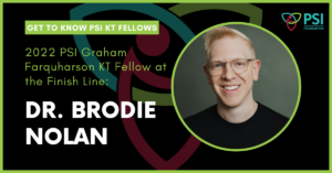 Twitter Card - PSI KT Fellow at the Finish Line - Dr. Brodie Nolan