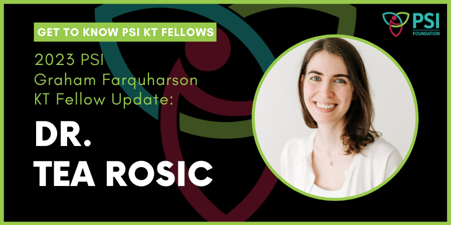 Website Banner - PSI KT Fellow Update - Dr. Tea Rosic