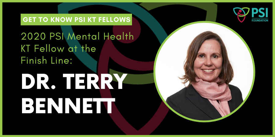 Website Banner - PSI KT Fellow at the Finish Line - Dr. Terry Bennett