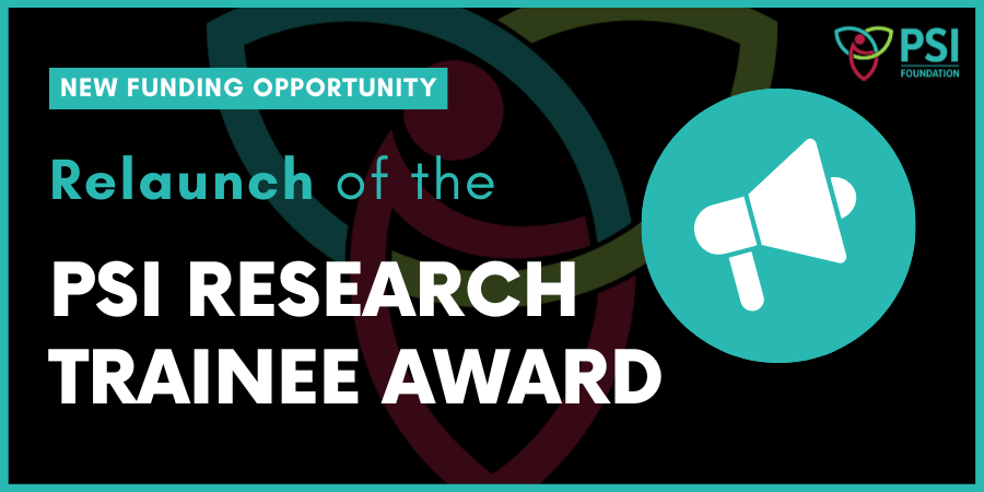 Website Banner - Relaunch of the PSI Research Trainee Award