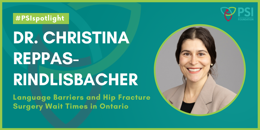 Website Banner - PSI Spotlight Dr. Christina Reppas-Rindlisbacher