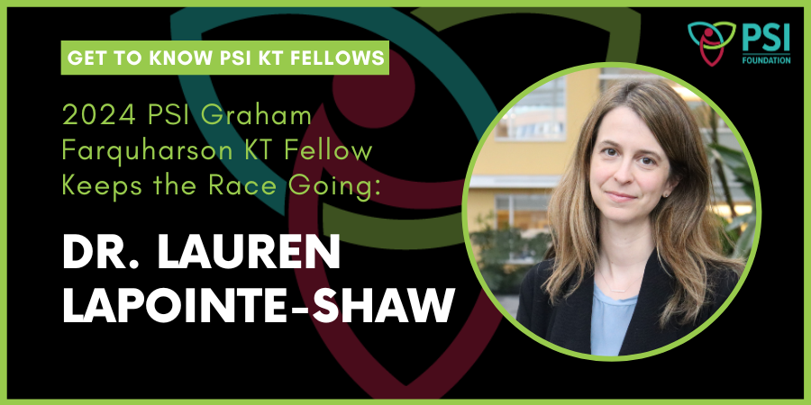 Website Banner - PSI KT Fellow Update - Dr. Lauren Lapointe-Shaw